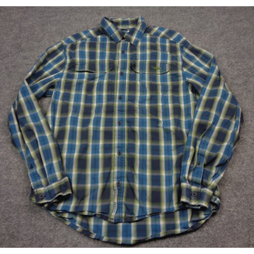 Sitka Gear Mens Globetrotter Shirt Long Sleeve M Button Up Outdoor Hunting